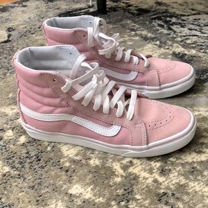 Pink Suede Vans High-Tops